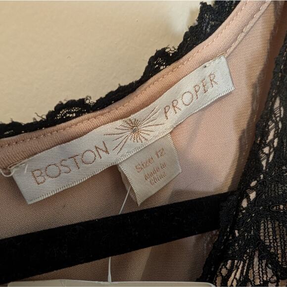 Boston Proper Lace V-Neck Jumpsuit 12 NWt - Picture 4 of 9